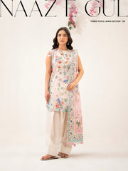 NAAZ E GUL (3-Pc Lawn Suit) Article-1