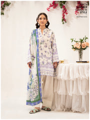 NAAZ E GUL (3-Pc Lawn Suit) Article-4