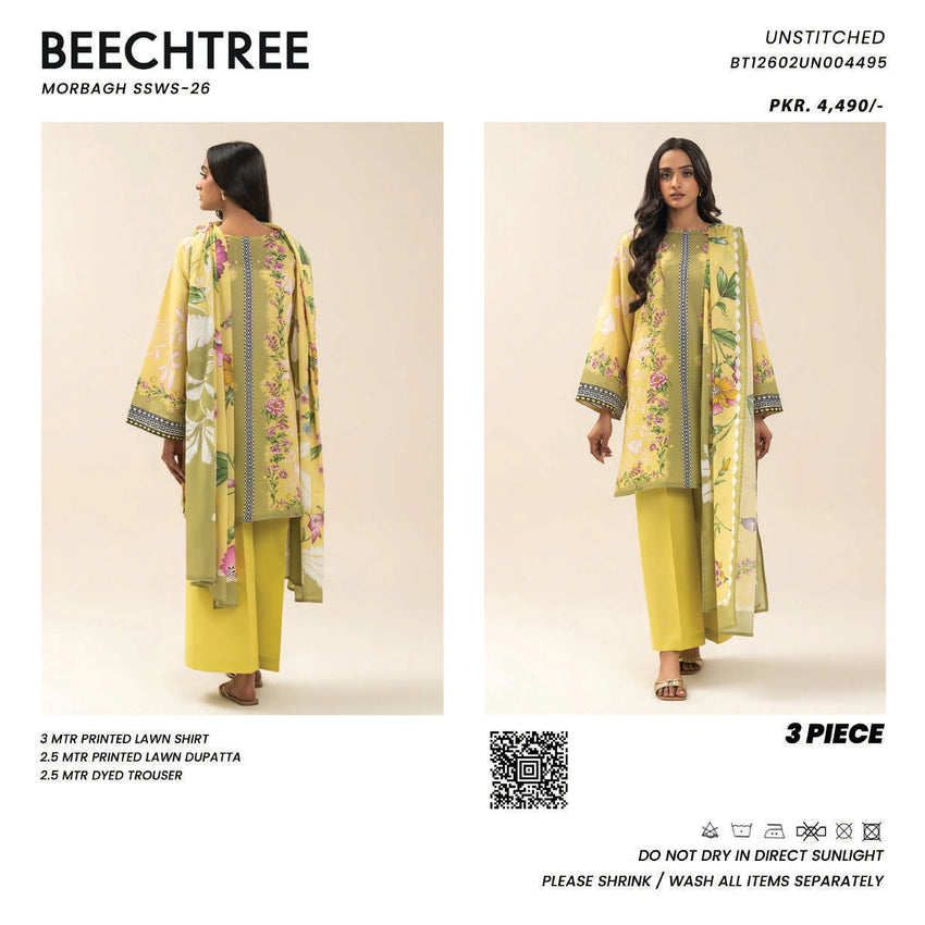 BeechTree printed Three Piece  Luxury Lawn 2026 (article-01)