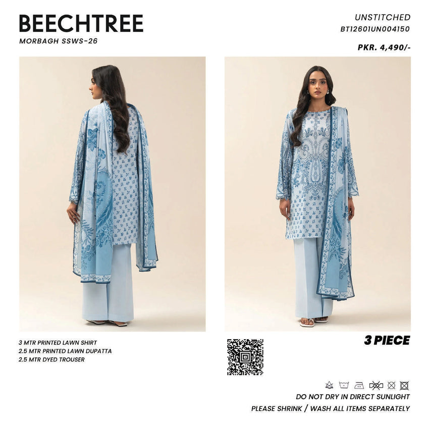 BeechTree printed Three Piece  Luxury Lawn 2026 (article-03)