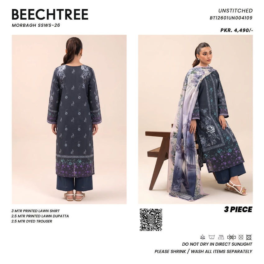 BeechTree printed Three Piece  Luxury Lawn 2026 (article-11)
