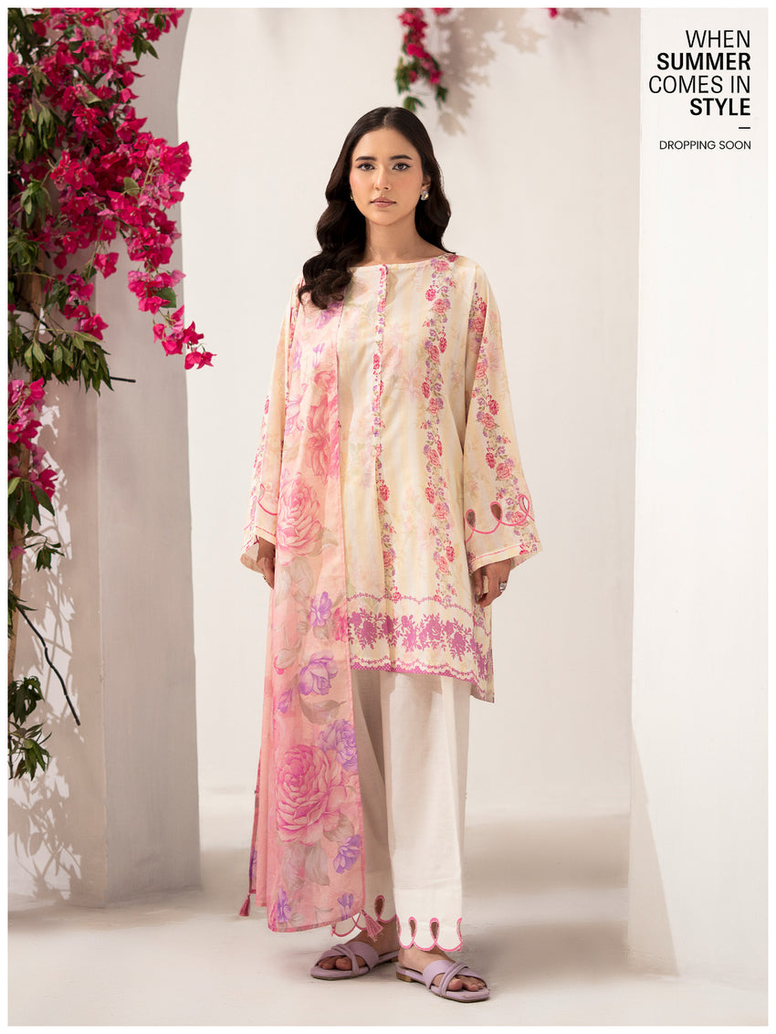 NAAZ E GUL (3-Pc Lawn Suit) Article-9