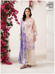 NAAZ E GUL (3-Pc Lawn Suit) Article-10